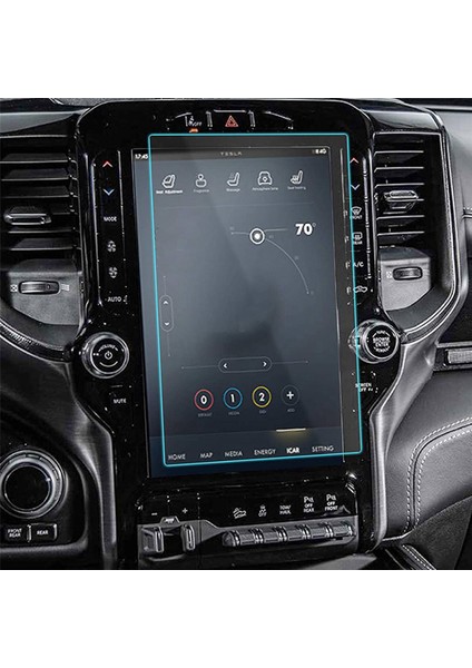 2019 Için 3x 2020 2021 Dodge Ram 1500 2500 3500 12 Inçlik Araba Navigasyonu Dokunmatik Ekran Ekran Temperli Cam Koruyucusu Film (Yurt Dışından) fiyatları