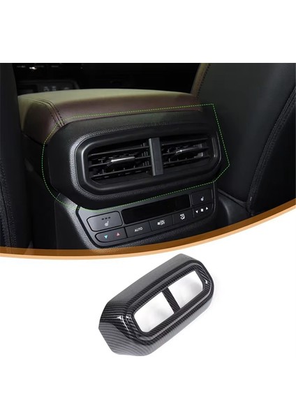 Honda Pilot Için 2023 2024 Abs Karbon Fiber Araç Arka Hava Havalandırma Çözme Çerçevesi Kapak Döşeme Sticker Aksesuarları (Yurt Dışından) modelleri