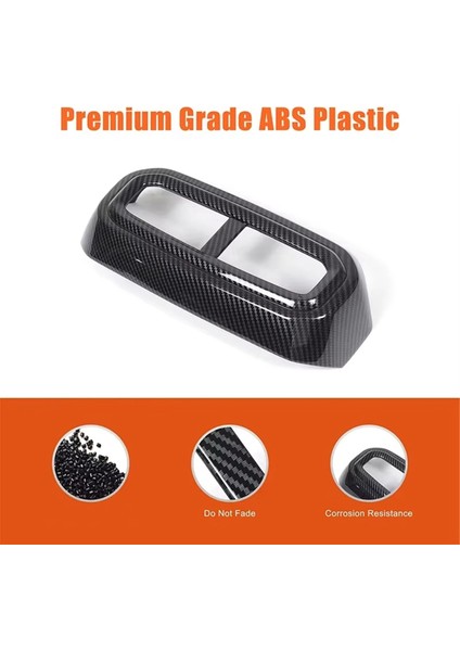 Honda Pilot Için 2023 2024 Abs Karbon Fiber Araç Arka Hava Havalandırma Çözme Çerçevesi Kapak Döşeme Sticker Aksesuarları (Yurt Dışından) fırsatları