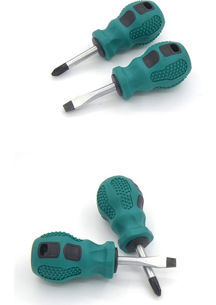 Küçük Havuç Kafaları Tornavida Mini Çift Amaçlı Tornavida Yarım Inç Düz Kısa Tornavida (Yurt Dışından) indirimleri