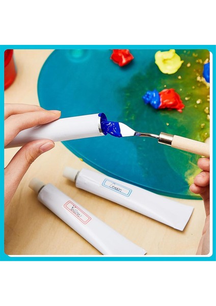 48PCS Boş Alüminyum Boya Tüpleri Mağaza Için 20 ml Kalan Boya Akrilik Yağları Suluboya Adaları, 4 Sayfa Etiketi ile (Yurt Dışından) indirimleri