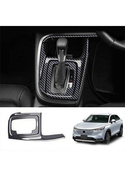 Honda Hrv Hr-V Vezel 2022 2023 Rhd Için Araba Karbon Fiber Merkezi Dişli Paneli Kontrol Paneli Çıkartma Iç Modifikasyonu (Yurt Dışından) fiyatları