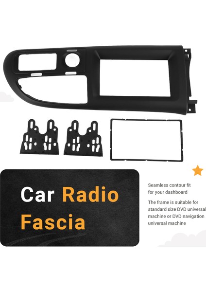 2din Araba Cd&#39;si Radyo Stereo Fasya Panel Çerçevesi DVD Frame Panel Adaptörü Ford Transit 2006-2013 Için Takım Kiti (Yurt Dışından) indirimleri