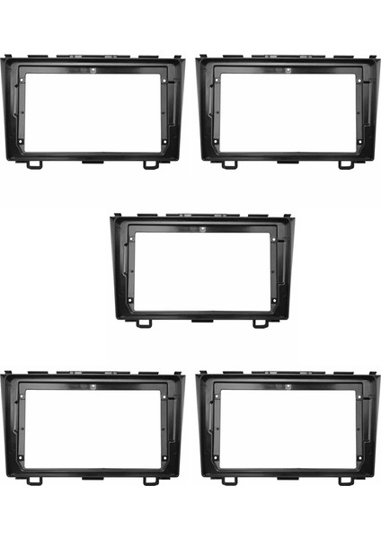 Honda Crv Cr-V Için 5x Araba Radyo Fasyaları 2008-2011 9 Inç Stereo Panel Gösterge Panosu Seti Yendirme Kurulum Çerçevesi (Yurt Dışından)
