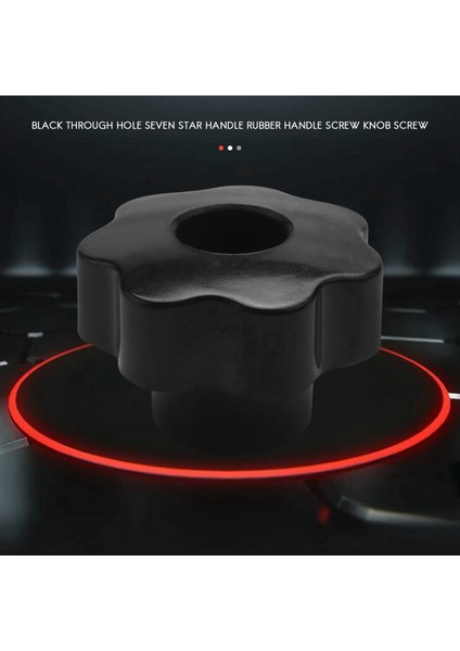 6x M10 10MM Dia Iplik Siyah Plastik Yıldız Kafa Kelepçesi Düğmesi Kavruğu (Yurt Dışından) fiyatları