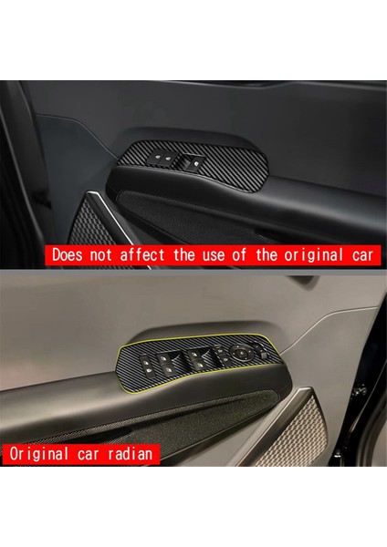 Kıa Ev9 2023 2024 Iç Aksesuarlar Için Araba Cam Kaldırıcı Panel Trim Sticker Karbon Fiber Lhd (Yurt Dışından) modelleri