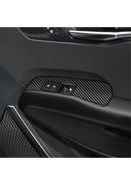 Kıa Ev9 2023 2024 Iç Aksesuarlar Için Araba Cam Kaldırıcı Panel Trim Sticker Karbon Fiber Lhd (Yurt Dışından) indirimleri
