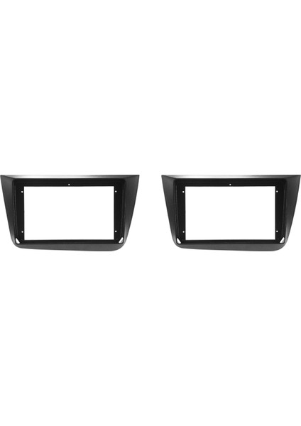 2x Araç Radyo Fasyası Koltuk Altea Için 2004-2015 DVD Stereo Çerçeve Plakası Adaptörü Montaj Çizgisi Kurulumu Çerçeve Trim Kiti (Yurt Dışından)