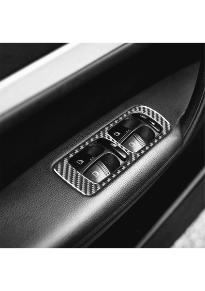 Porsche Için Cayenne 2003-2010 Lhd Karbon Fiber Araba Pencere Kaldırma Anahtarı Düğmesi Paneli Kapak Kaplama Aksesuarları (Yurt Dışından) indirimleri