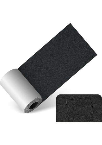 1 Paket Araç Deri Onarım Çıkartması, 3X60INCH Anti-Çizelge Araç Çantası Onarım Yama Aksesuarları, Evrensel Onarım Aracı (Yurt Dışından)