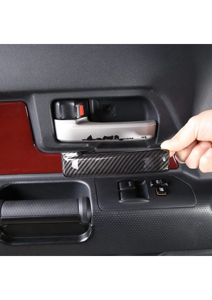 Toyota Fj Cruiser Için 2007-2021 Abs Karbon Fiber Araç Iç Kapı Tığ Kolu Panel Kapak Trim Dekoratif Aksesuarlar (Yurt Dışından) fiyatları