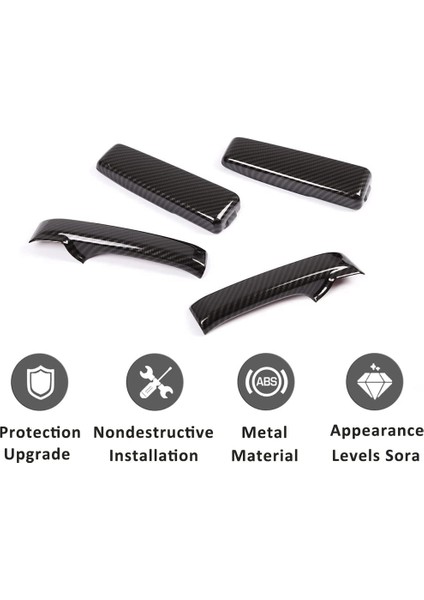 Toyota Fj Cruiser Için 2007-2021 Abs Karbon Fiber Araç Iç Kapı Tığ Kolu Panel Kapak Trim Dekoratif Aksesuarlar (Yurt Dışından) indirimleri