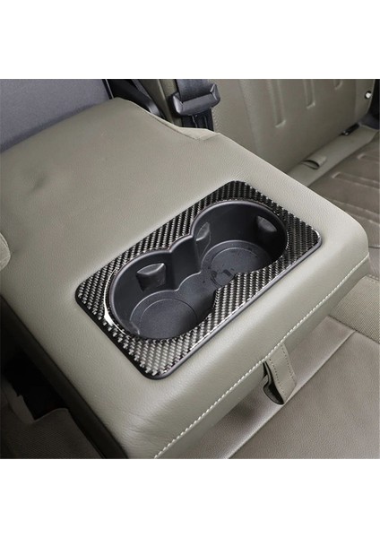 Land Rover Defender Için Karbon Fiber 110 2020-2024 Arka Koltuk Kolçak Kupası Tutucu Kapak Trim Iç Aksesuarlar (Yurt Dışından) modelleri