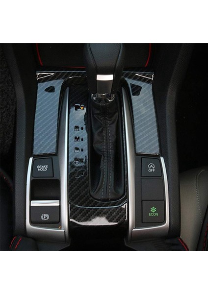 4x Abs Karbon Fiber Merkezi Konsol Vardiya Paneli Çerçeve Kapak Honda Civic 10TH 2016-2019 Gen (Yurt Dışından) indirimleri