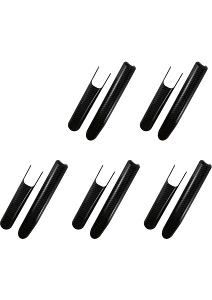 10X Abs Karbon Fiber El Freni Kapağı Kavrama Sapı Kol Kolu Fren Kolu Kapağı Honda Fit/caz Gr9 2020 2021 (Yurt Dışından)