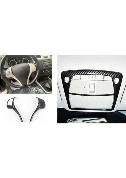 Araç Direksiyon Simidi Paneli Düğmesi Kapak Döşeme Araç Ön Okuma Anahtarı Işık Lamba Çerçevesi Kapak Döşeme Sticker (Yurt Dışından) fiyatları