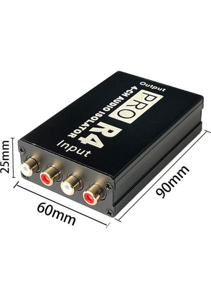 Rca Ses Izolatörü 4ch Audio Gürültü Redüker Mevcut Susturucu Toprak Döngüsü Ses Izolatörü Araba Ses Değişikliği (Yurt Dışından) indirimleri