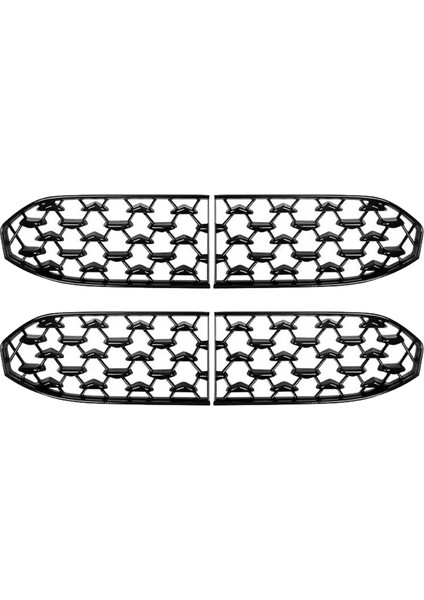 4x Araba Ön Alt Grille Tampon Grille Kapak Mazda Için Dekorasyon CX30 Cx-30 2020-2021 (Yurt Dışından)