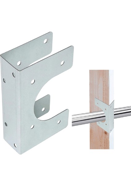 Tek Ahşap Saplamalar Için 20PCS Metal Saplama Ayakkabıları, Borulara Uyuyor, Ahşap Saplama Için Ekstra Destek (Yurt Dışından) fiyatları