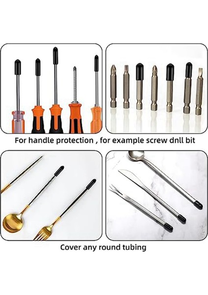 320PCS Çeşitli Boyutta Kauçuk Uç Kapaklar, Esnek Vidalı Iplik Koruyucu Kapaklar Yuvarlak Vinil Cıvata Vidalı Kapaklar 9 Boyutta (Yurt Dışından) fiyatları