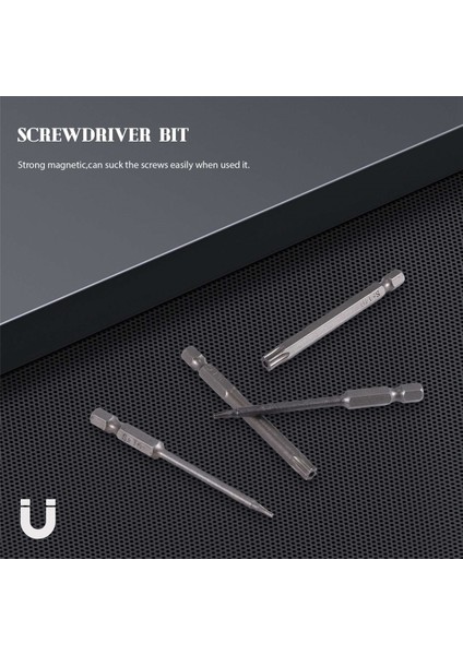 11PCS 75MM Manyetik S2 Çelik Tornavida Bitleri Hex Torx Head T6/T7/T8/T9/T10/T15/T20/T25/T27/T30/T40 (Yurt Dışından) modelleri
