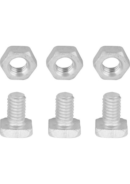200 Pcs M6X12MM Sera Fındık ve Cıvatalar Kare Kafa Cıvataları Fındık Sera Onarım Kiti Yedek Bahçe Malzemeleri (Yurt Dışından) fiyatları