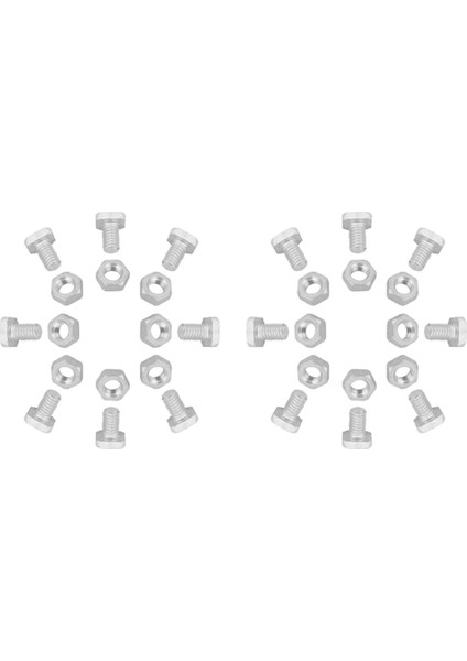 200 Pcs M6X12MM Sera Fındık ve Cıvatalar Kare Kafa Cıvataları Fındık Sera Onarım Kiti Yedek Bahçe Malzemeleri (Yurt Dışından) modelleri