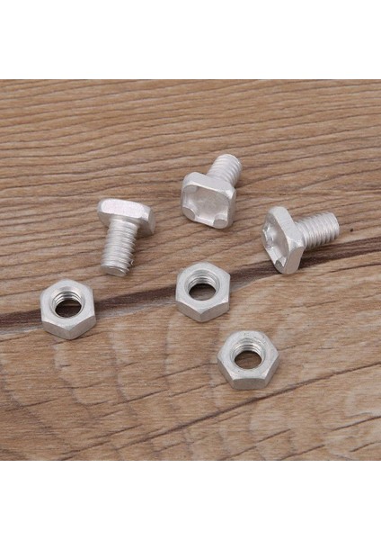 200 Pcs M6X12MM Sera Fındık ve Cıvatalar Kare Kafa Cıvataları Fındık Sera Onarım Kiti Yedek Bahçe Malzemeleri (Yurt Dışından) indirimleri