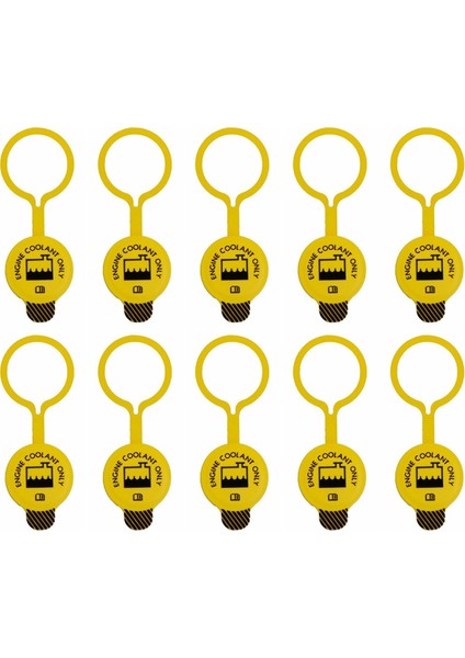 Jeep Wrangler 2005-2020 Dodge 55056382AA Için 10X Radyatör Soğutucu Kurtarma Taşma Şişe Tank Kapağı (Yurt Dışından)