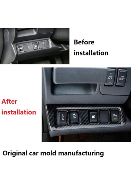 Nissan Navara Için NP300 2016-2021 Karbon Fiber Araba Far Anahtarı Düğmesi Kapak ve Copilot Torpido Kutusu Tutamak Kase Kapağı (Yurt Dışından) fırsatları
