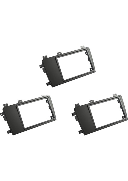 3x Araç Stereo Radyo Fasya Panel Plakası Çerçeve 2 Din Volvo XC70/ V70/ S60 2004-2007 (Yurt Dışından)