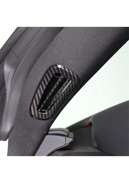 Chevrolet Için Corvette C8 2020-2023 Araba A-Fillar Hava Outlet Havalandırma Paneli Kapak Trim Aksesuarları Abs Karbon Fiber (Yurt Dışından) indirimleri