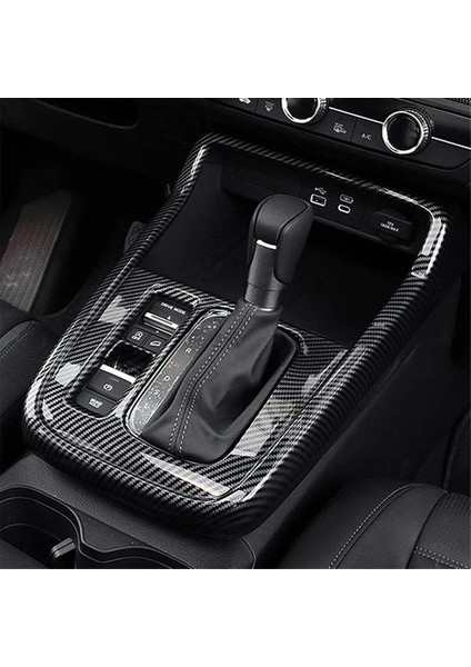 Honda Crv Cr -V 2023 2024 Merkez Konsol Dişli Vites Paneli Kapak Iç Aksesuarlar - Abs Karbon Fiber (Yurt Dışından) fırsatları