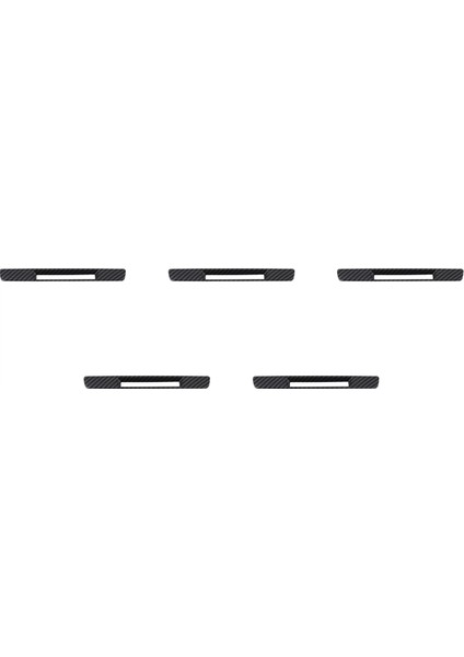 Mazda Için 5x Cx3 2016 2017 2018 Merkez Konsol Karbon Fiber Sıvı Kristal Ekran Trim Şeridi Cx-3 Araç Aksesuarları (Yurt Dışından)