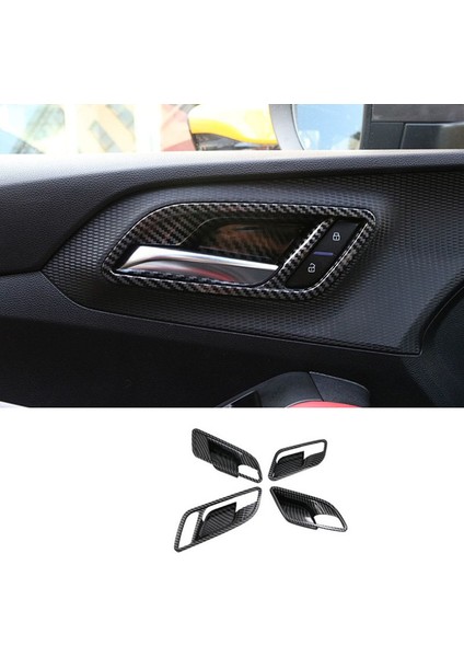Mg 5 Mg5 2020 2020 2020 Için 4pcs Iç Kapı Kolu Kase Kapağı Döşeme Karbon Fiber Abs Dekorasyon Çerçevesi Çıkartma Aksesuarları (Yurt Dışından) fiyatları