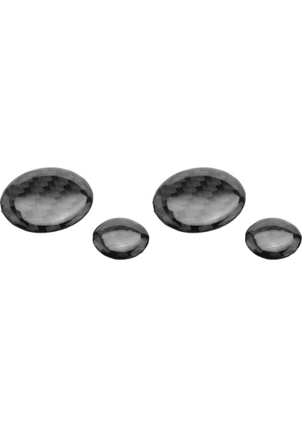 4x Karbon Fiber Multimedya Düğmeleri Kapak Trim Sticker Center Konsolu Mazda Mx-5 Miata Roadster 2016+ Mx5 Nd Iç Mekan (Yurt Dışından)