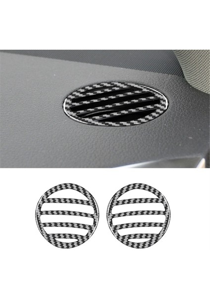 Audi Q7 2007-2015 Için Gerçek Yumuşak Karbon Fiber Araba Ön Paneli Yan Hava Çıkış Kapağı Kapak Iç Aksesuarları (Yurt Dışından) fırsatları