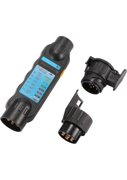 12V Araç Araba Römork Test Cihazı 7/13 Pim Çekme Işık Kablosu Devre Fiş 2 Adaptörlü Elektrik Teşhis Aletleri (Yurt Dışından)
