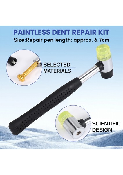 Araba Gövdesi Boyasız Dişli Onarım Araçları Kitleri Metal Meton Down Pen Dent Kaldırıcı Dent Düzeltme Araçları 9 Kafa (Yurt Dışından) indirimleri