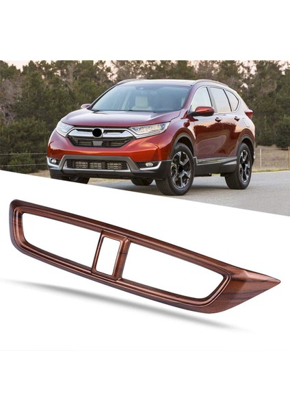 3x Araç Merkezi Klima Rüzgar Outlet Paneli Gösterge Tablosu Çıkartmaları Honda Crv Için Ahşap Tahıl Kalıplama 2017-2020 (Yurt Dışından) modelleri