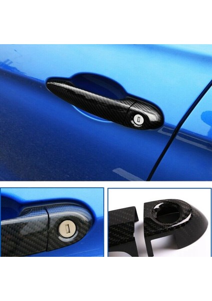 16X Karbon Fiber Dış Dış Kapı Kolu Kapağı Için Bmw 1 2 3 4 Serisi E87 E90 E91 E92 E93 F30 X1 X2 X3 X4 X5 X6 Lhd (Yurt Dışından) fırsatları