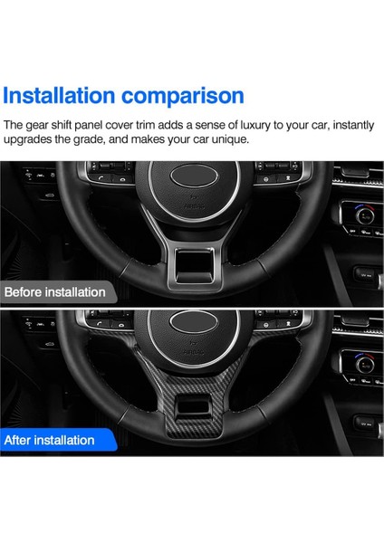 Kıa K5 Optima 2020 2021 2022 Araç Karbon Fiber Direksiyon Simidi Kapağı Trim Dekor Çerçevesi Aksesuarları (Yurt Dışından) modelleri