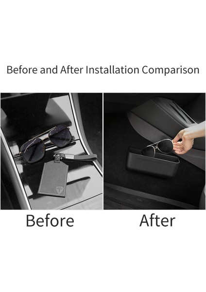 Tesla Için 2x Model Y Model 3 Yayla Güneş Gözlüğü Tutucu Merkez Konsolu Organizatör Tpe Saklama Kutusu Iç Aksesuarlar (Yurt Dışından) fiyatları