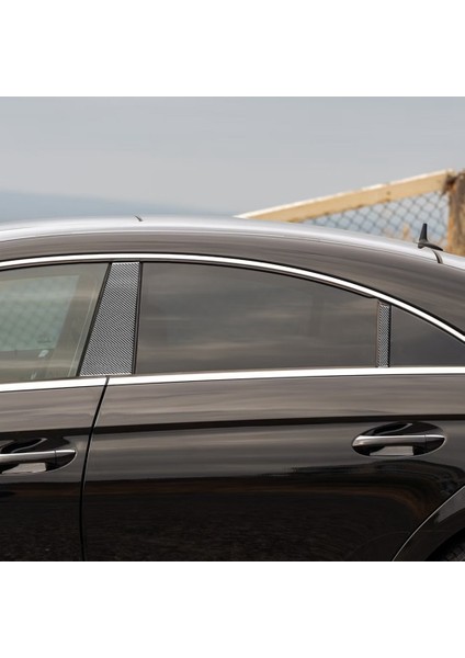 Benz Cls Sınıfı C219 2004-2009 Karbon Fiber Araba Penceresi B Sütun Post Kapak Döşeme Iç Aksesuarları (Yurt Dışından) fırsatları