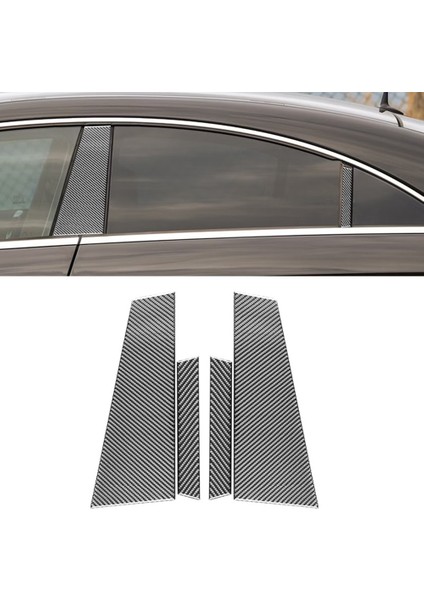 Benz Cls Sınıfı C219 2004-2009 Karbon Fiber Araba Penceresi B Sütun Post Kapak Döşeme Iç Aksesuarları (Yurt Dışından) indirimleri