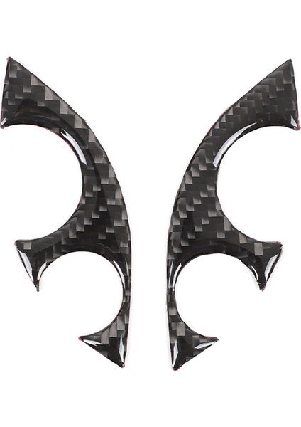 2pcs/set Araba Karbon Fiber Direksiyon Simidi Dekorasyon Kapağı Trim Sticker Benz Smart 453 Fortwo 2016-2021 (Yurt Dışından) indirimleri