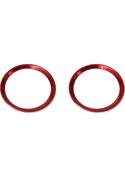 2x Kırmızı Direksiyon Simidi Merkezi Logo Dekorasyon Kapağı Halkası Trim Mercedes Benz C E Cla Glc Gle Sınıf 2015+ (Yurt Dışından)