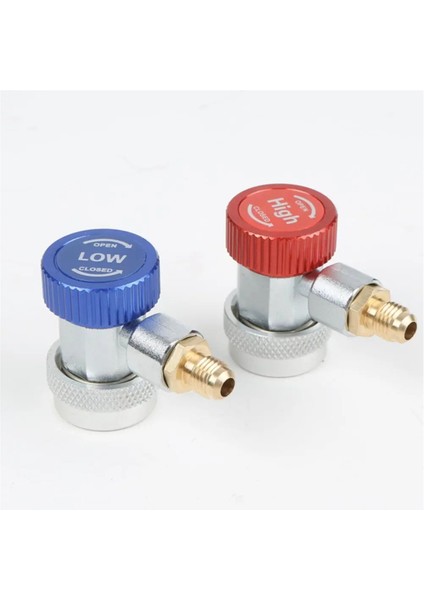 R134A H / L Otomatik Araç Hızlı Bağlayıcı Bağlayıcı Pirinç Adaptör Klima Soğutucu Akışkanı Ayarlanabilir Ac Manifold Göstergesi (Yurt Dışından) fiyatları
