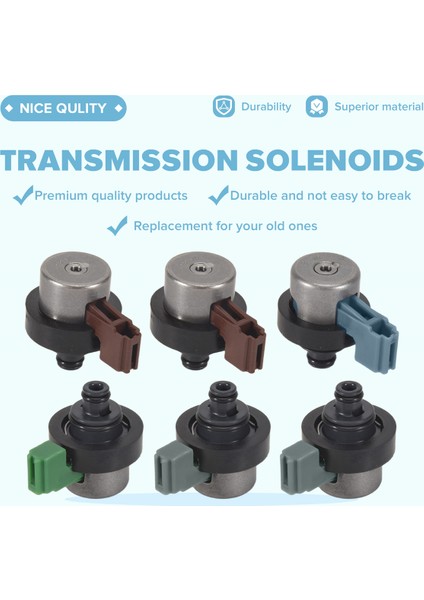 6pcs 4eat Şanzıman Solenoidler Kiti Için Subaru Forester 2.5 Outback 31939-AA191 31939AA150 31939AA190 (Yurt Dışından) fırsatları