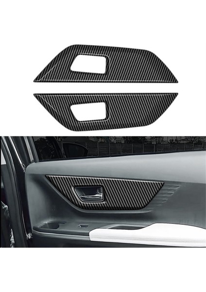 Toyota Veloz Avanza 2022 2023 Karbon Fiber Otomotiv Iç Iç Arka Kapı Panel Şerit Kapak Çerçevesi Trim (Yurt Dışından) fiyatları